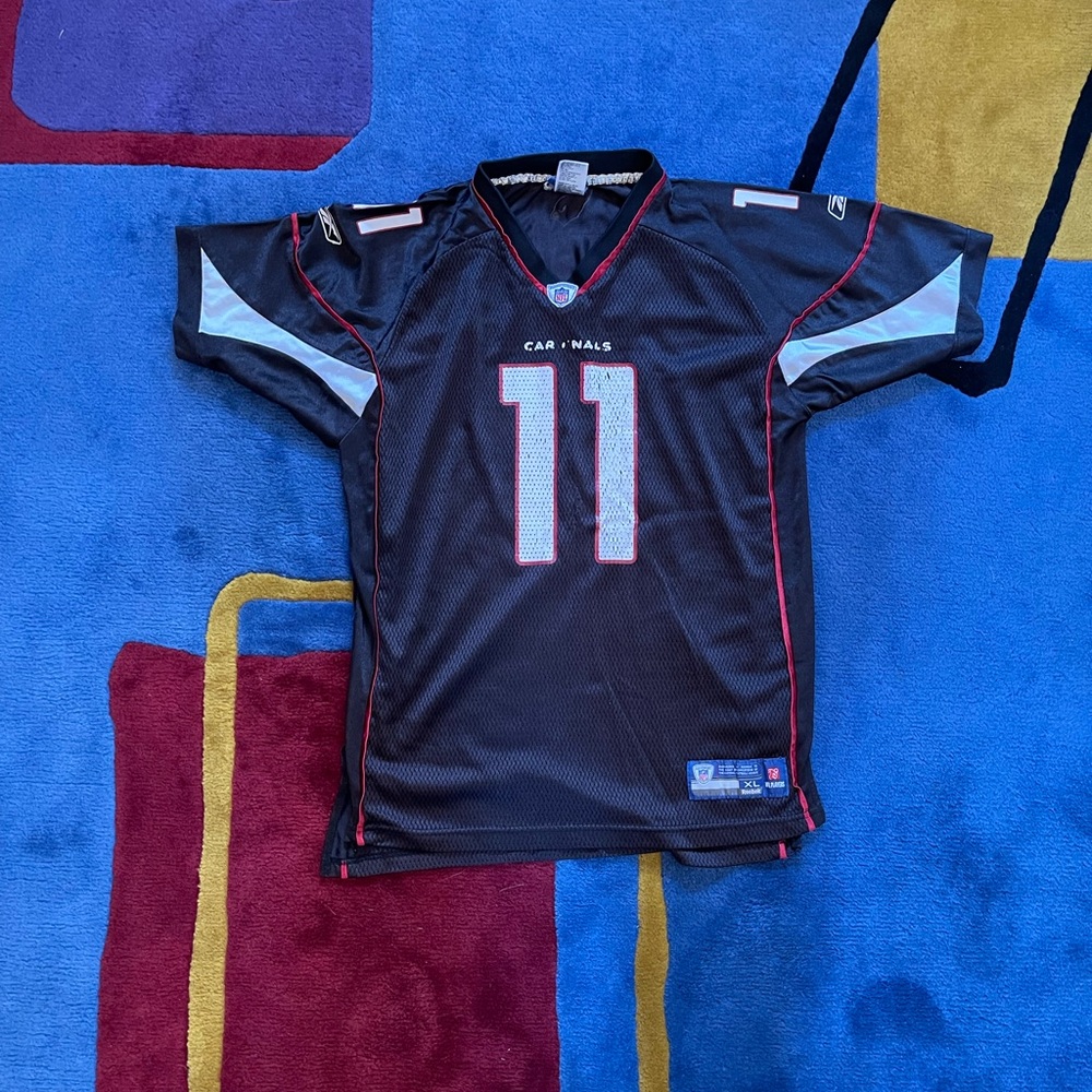 Reebok Arizona Cardinals Black and Red Kids Jersey